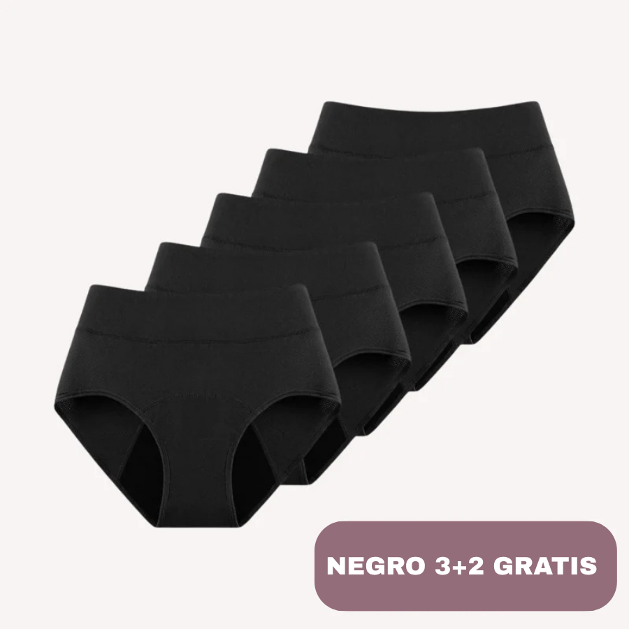 Bragas de soporte para el suelo pélvico y a prueba de fugas (flujo abundante) | 2+1 gratis