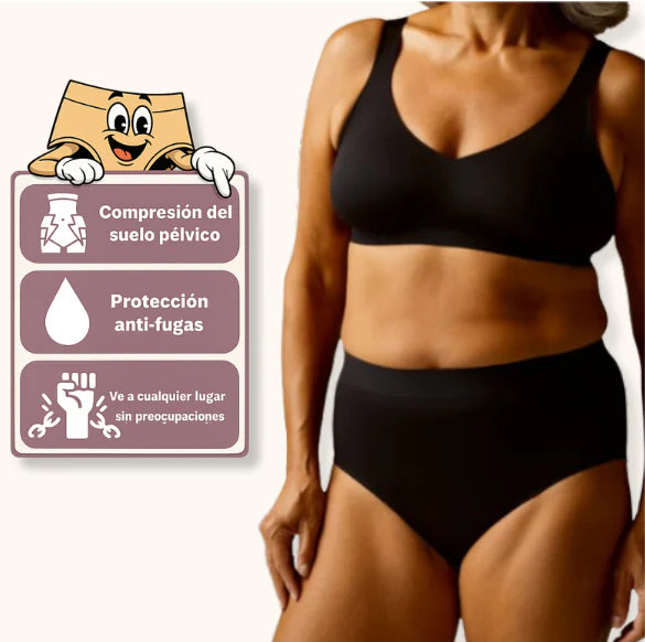 Ropa interior cómoda, discreta y a prueba de fugas