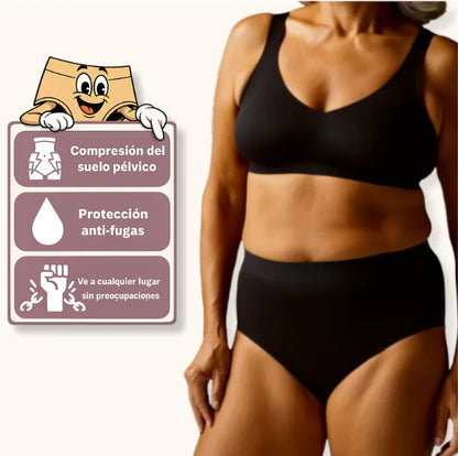 Ropa interior cómoda, discreta y a prueba de fugas
