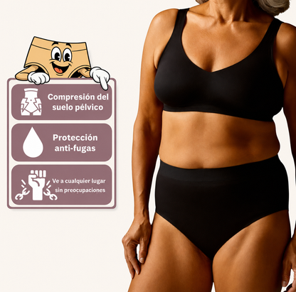 Ropa interior cómoda, discreta y a prueba de fugas