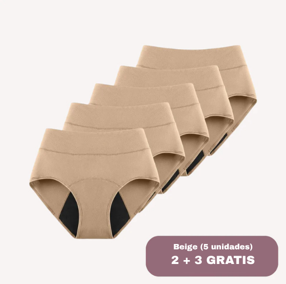 Bragas de soporte para el suelo pélvico y a prueba de fugas (flujo abundante) | 2+1 gratis